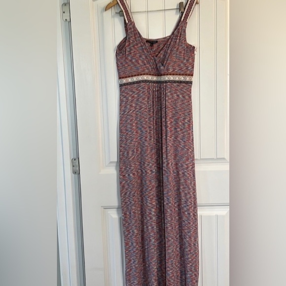 Cable and Gauge stretchy boho maxi dress Large - Picture 1 of 8
